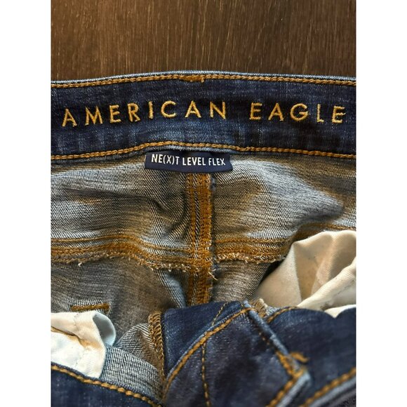 American Eagle Men's Next Level Stretch Slim Straight Jeans Size 34/30 - Picture 3 of 9